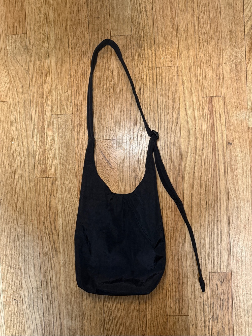 Black Baggu Small Nylon Sling Shoulder Bag